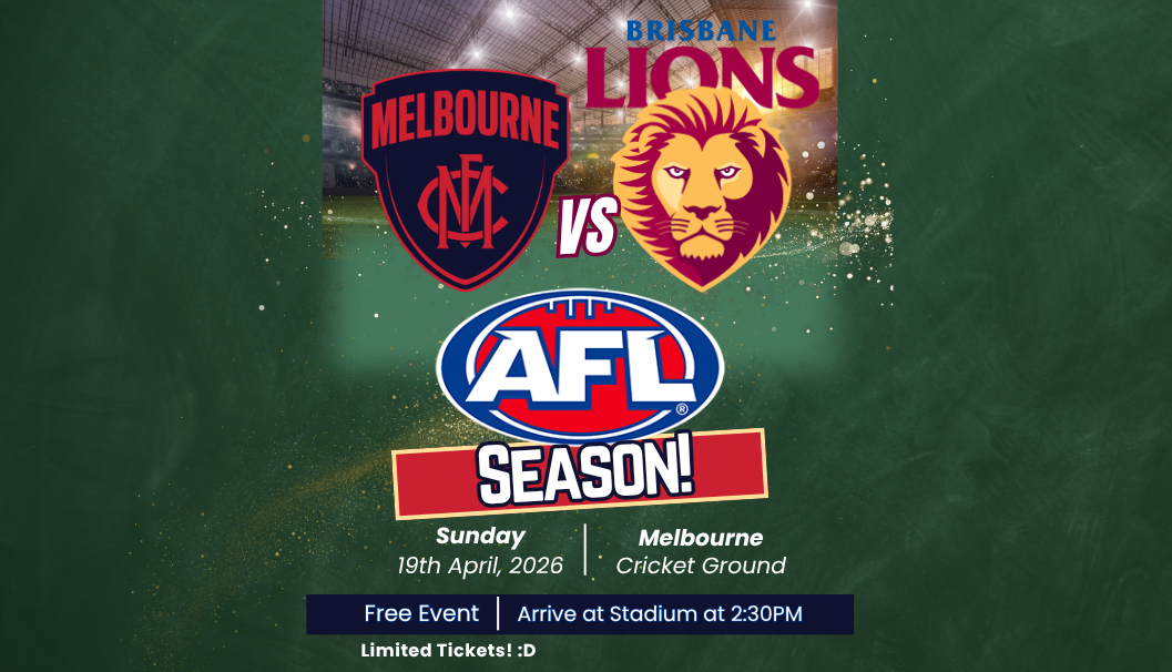 AFL Game: Melbourne vs Brisbane Lions