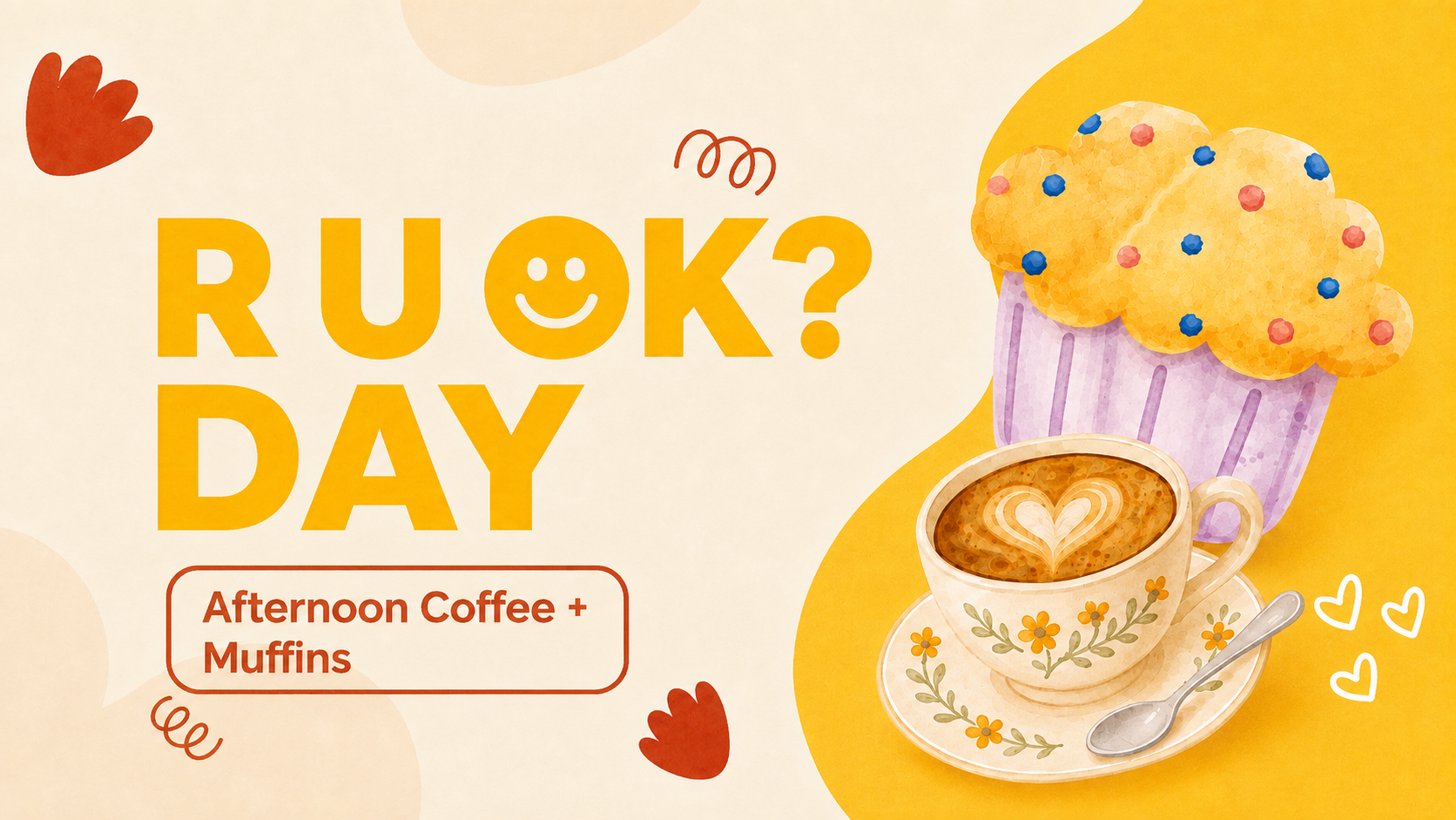 R U OK? Day – Afternoon Coffee & Muffins