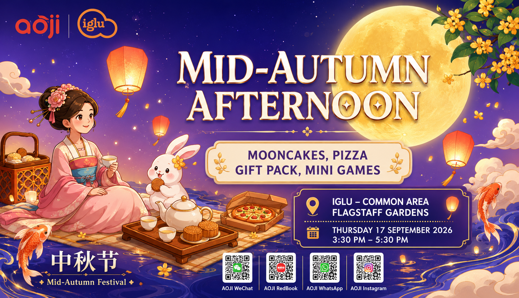 AOJI Melb x Iglu Mid-Autumn Festival Afternoon